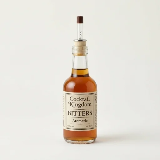 Cocktail Kingdom Bitters Bottle with Dasher Top view 2