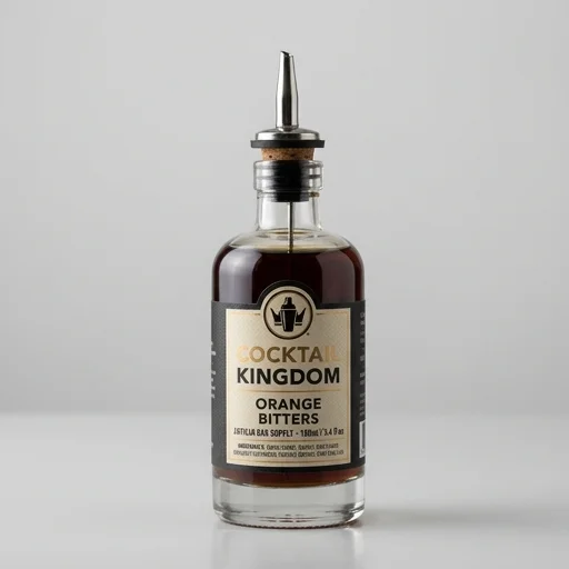 Cocktail Kingdom Bitters Bottle with Dasher Top view 3