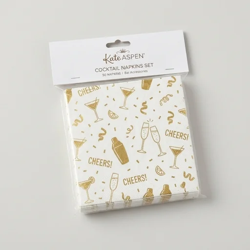 Kate Aspen Cocktail Napkins Set