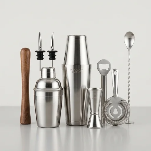 Mixology & Craft Cocktail Shaker Set