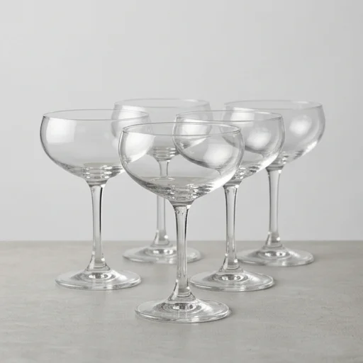 Libbey Coupe Glass Set