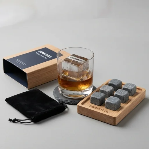 Corkcicle Whiskey Stones Set view 3